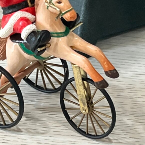 Hallmark Vintage Bundle Wonderful Santacycle Horse Tricycle 1988 Uncle Sam 1996 - Picture 4 of 14